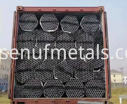 round pipe loading by container